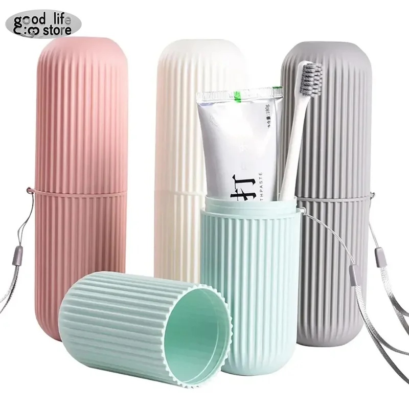 Home Edit Bathroom Storage - 1/2 szt. Przenośny kubek na szczoteczkę