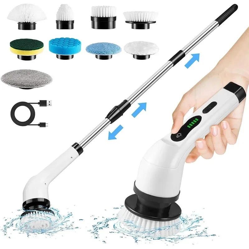 Plunger Toilet - Wielofunkcyjna, elektryczna szczotka do czyszczenia, bezprzewodowa,