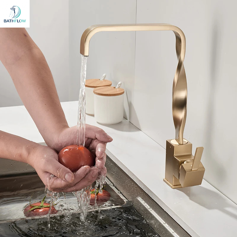Złota bateria umywalkowa do ła – Basin Mixer Tap recenzja i cena