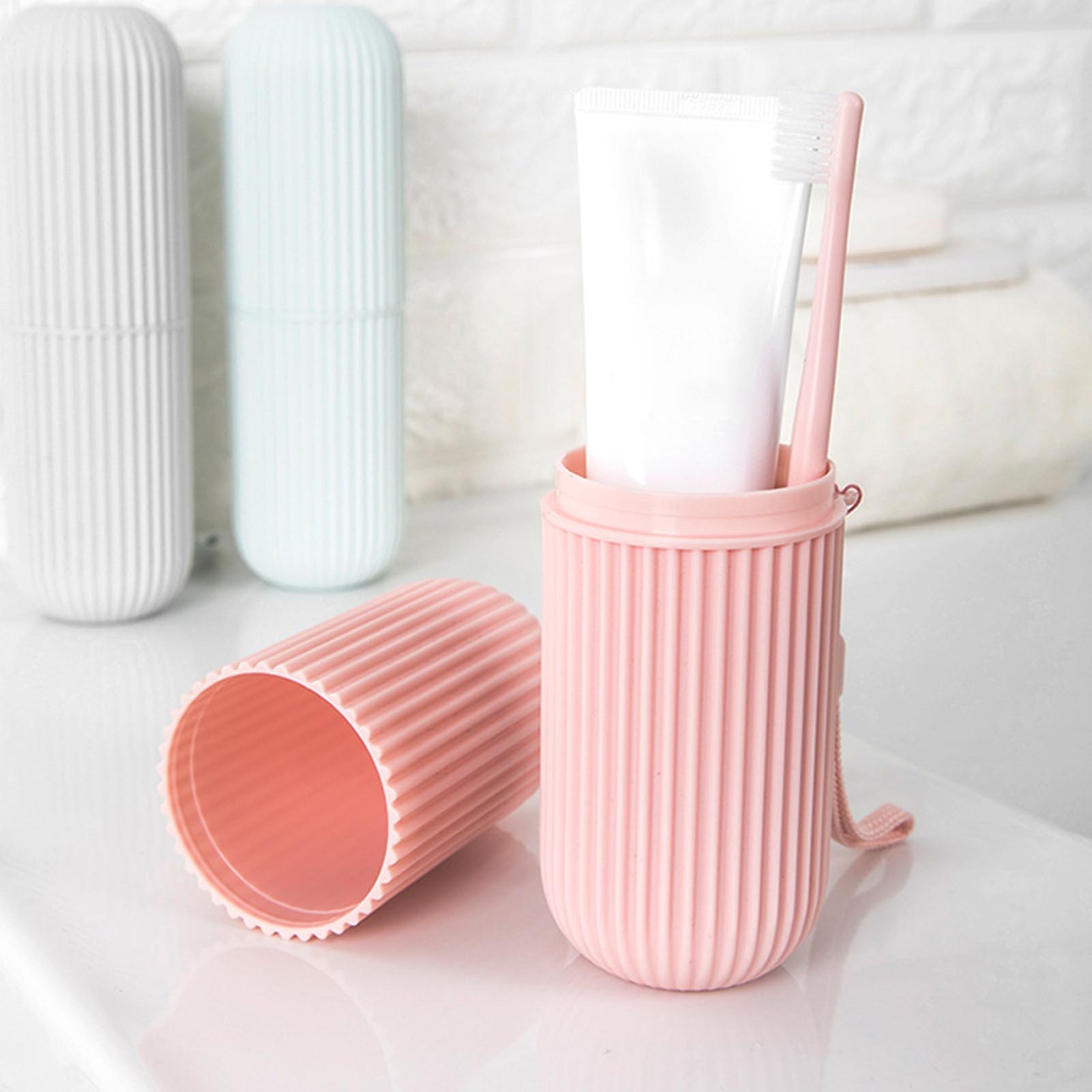 Różowy Pusty Podróżny Przenośn – Home Edit Bathroom Storage recenzja i cena