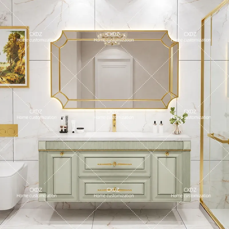 Szafka łazienkowa z lustrzanym – Home Bathroom Vanity Combo recenzja i cena